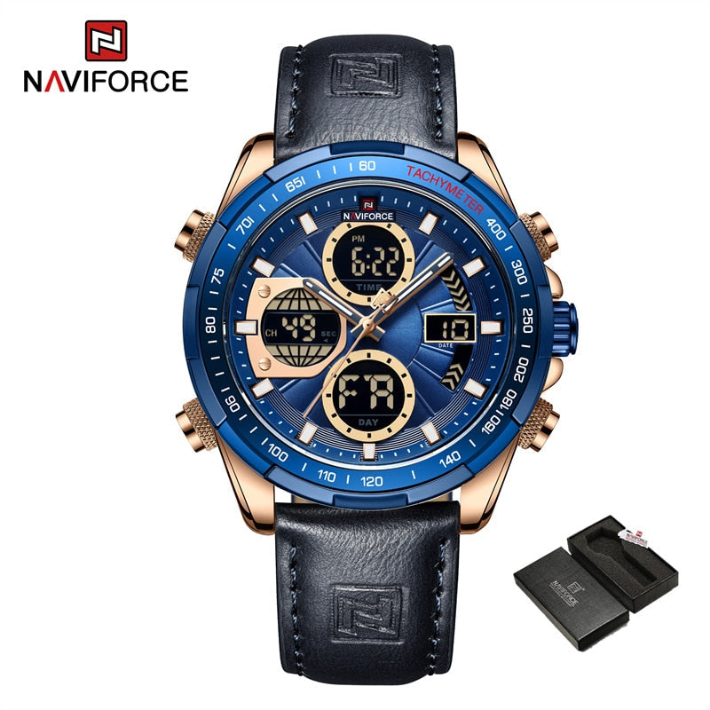 Relogio Masculino Naviforce Quartzo Casual Original