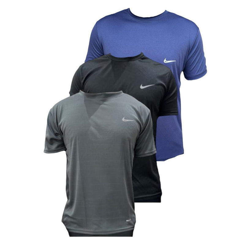 Promoção 3 Camisas Dry Fit Cross Fit Caminhada Academia Treino.