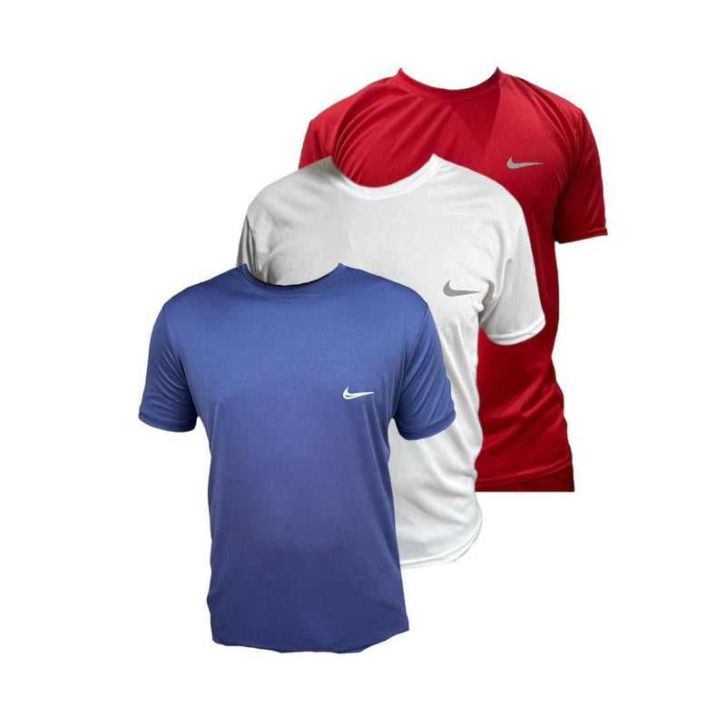 Promoção 3 Camisas Dry Fit Cross Fit Caminhada Academia Treino.