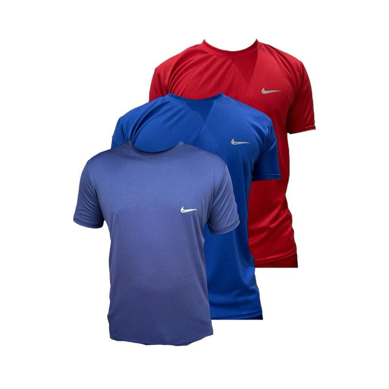 Promoção 3 Camisas Dry Fit Cross Fit Caminhada Academia Treino.