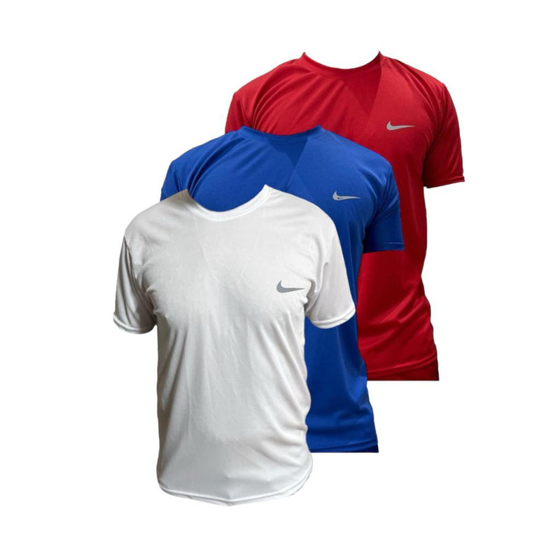 Promoção 3 Camisas Dry Fit Cross Fit Caminhada Academia Treino.