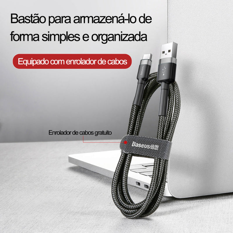 Baseus Cabo Rápido Usb Para Tipo- C